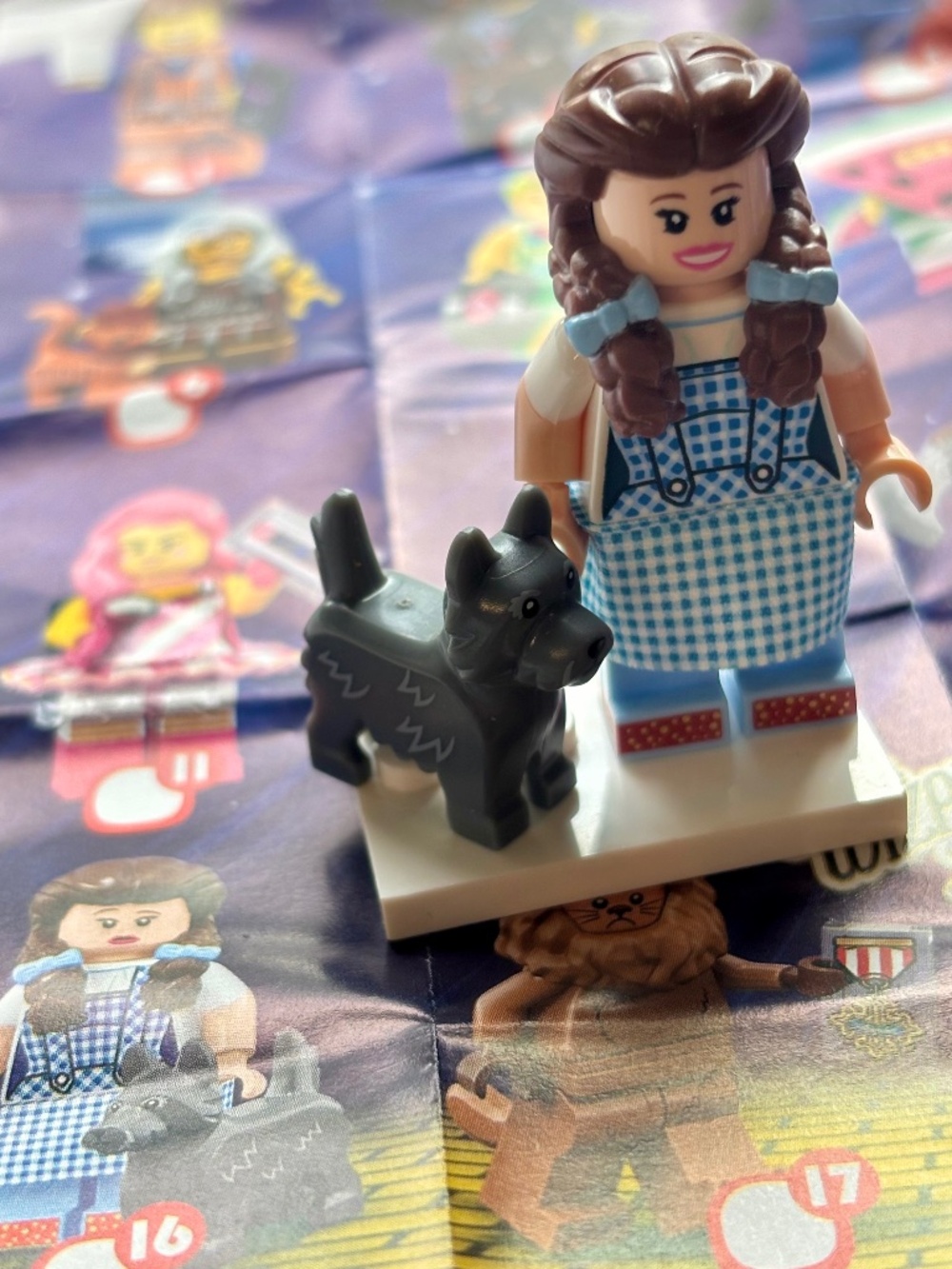 The LEGO Movie 2 "Dorothy Gale & Toto" coltlm2-16 with stand, pamphlet and acces